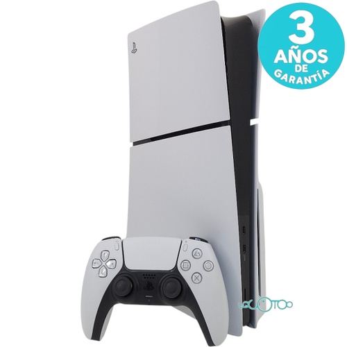 CONSOLA PS5 SLIM CON LECTOR CON MANDO