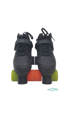 Patines OXELO QUAD SR 100 BLACK FLUO Talla 