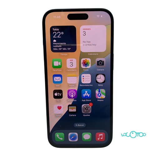 APPLE IPHONE 15 128 GB NEGRO