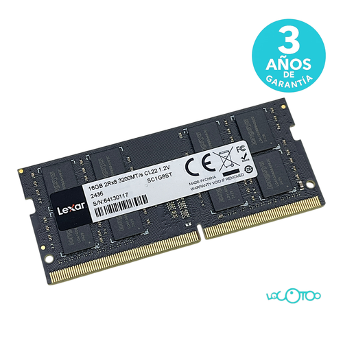Memoria PC LEXAR 16GB DDR4 3200GHZ DDR4 Por