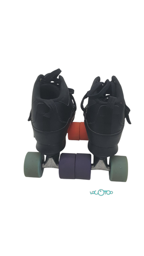 Patines OXELO QUAD SR 100 BLACK FLUO Talla 