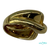  Anillo oro 18 k hueco , mate /brillo ancho