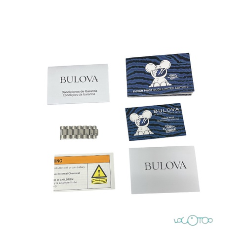 Reloj Pulsera BULOVA 98A329 Cristal de Zafi