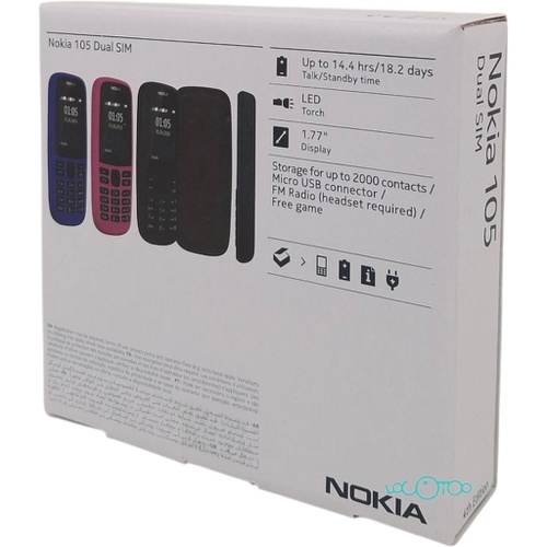 NOKIA 105 4th Edition (Negro)