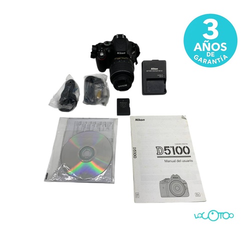 Cámara Réflex NIKON D5100 18-55 mm 16.2 SDH