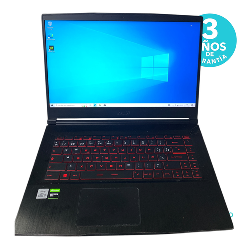 Portátil MSI GF63 THIN 10SC 512 GB SSD 16 G