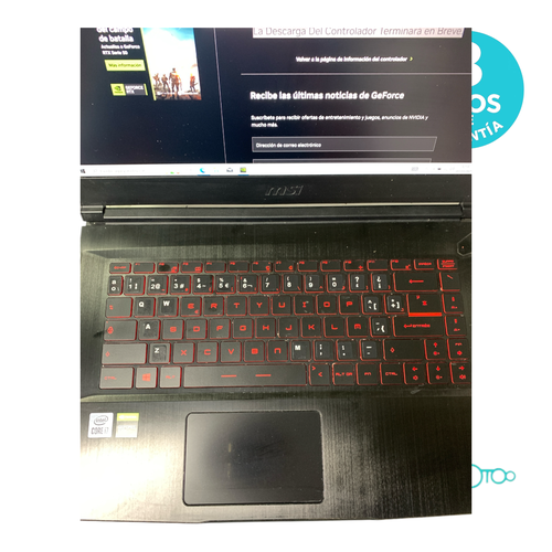 Portátil MSI GF63 THIN 10SC 512 GB SSD 16 G