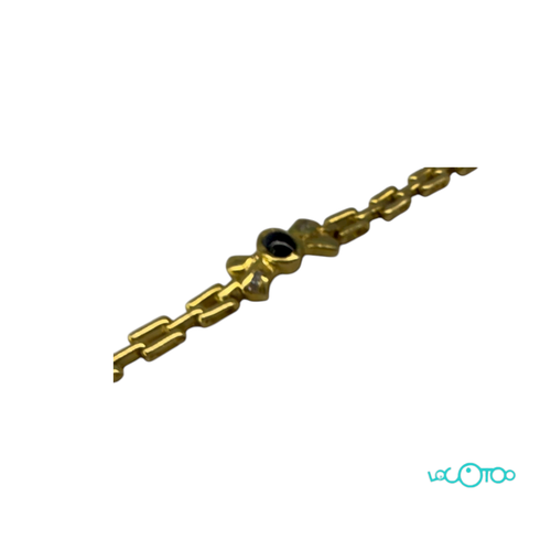Pulsera de oro 18 k , malla Panthère de 4,4