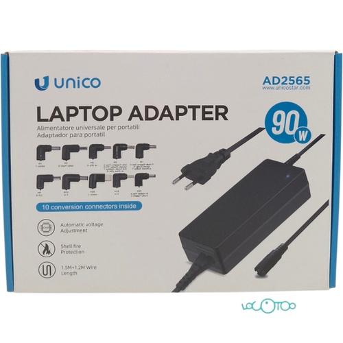 CARGADOR UNIVERSAL PARA PORTÁTIL UNICO AD25