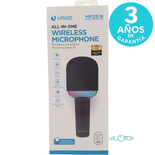 MICRÓFONO INALÁMBRICO UNICO ALL IN ONE MP25