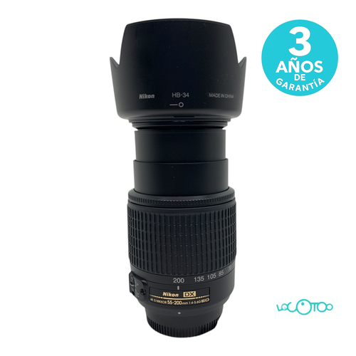 Objetivo NIKON AF-S NIKKOR 55-200MM