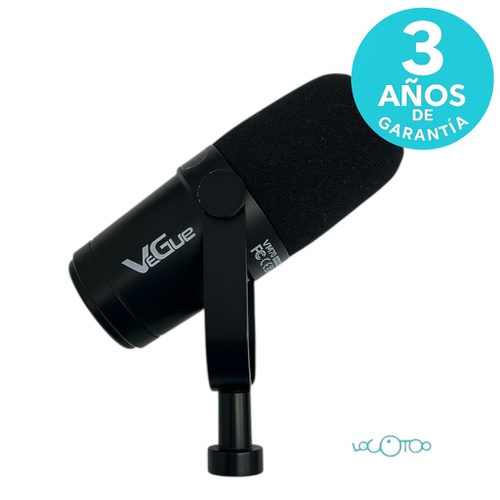 MICRÓFONO PODCAST VEGUE VM70 NEGRO