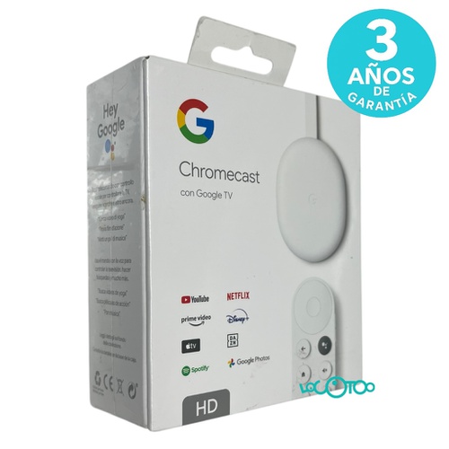 GOOGLE CHROMECAST HD CON GOOGLE TV