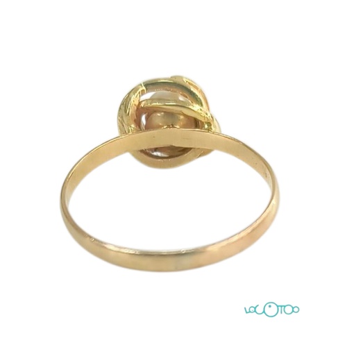 ANILLO ORO 18K CON PERLA