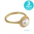 ANILLO ORO 18K CON PERLA