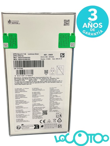 OPPO RENO 14 FS 5G 256 GB