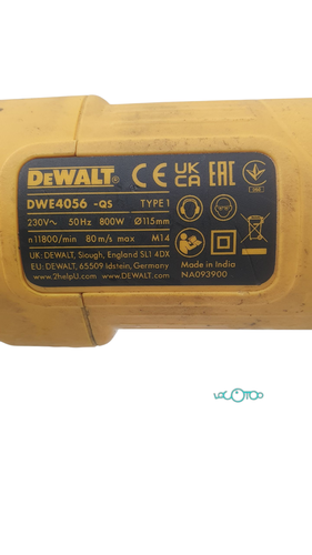 Amoladora Eléctrica DEWALT DWE4056-QS 115 m