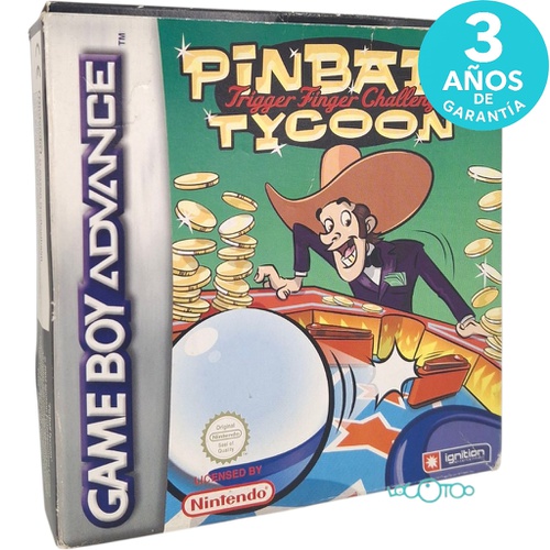 PINBALL TYCOON NINTENO GAMEBOY ADVANCE