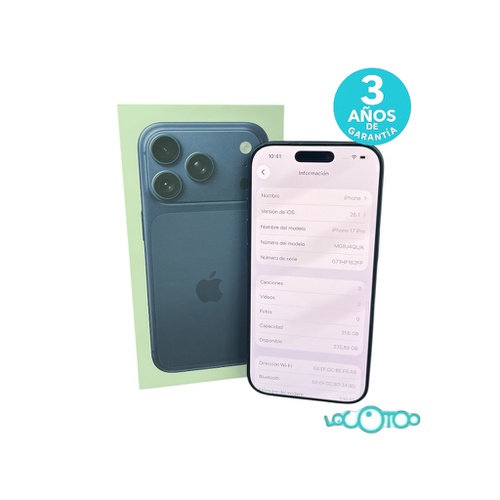 Smartphone APPLE IPHONE 17 PRO 6,3 '' 12 GB