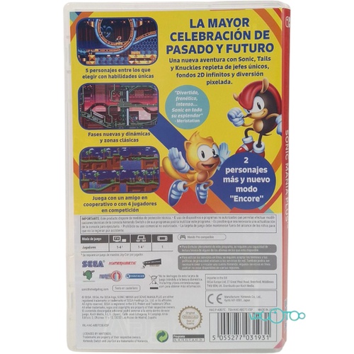 SONIC MANIA PLUS NINTENDO SWITCH