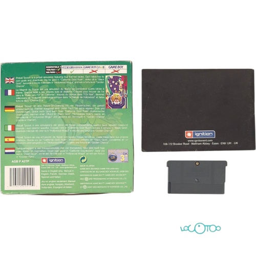 PINBALL TYCOON NINTENO GAMEBOY ADVANCE