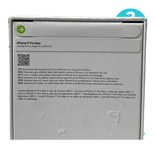 Smartphone APPLE IPHONE 17 PRO MAX Libre 6,