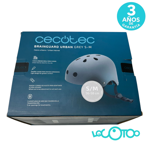 Casco CECOTEC BRAINGUARD URBAN BLACK Talla 