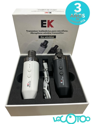 TRANSMISOR INALAMBRICO PARA MICROFONO EK EK