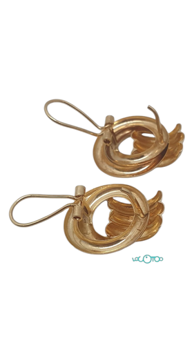 Pendientes Oro Cierre Omega