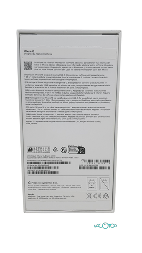 Smartphone APPLE IPHONE 16 Libre 6,1 '' 8 G