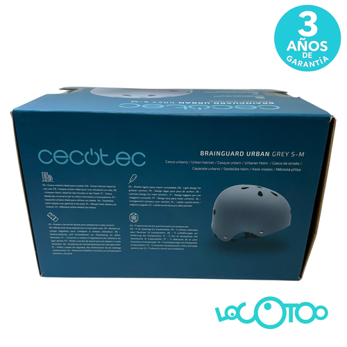Casco CECOTEC BRAINGUARD URBAN BLACK Talla 