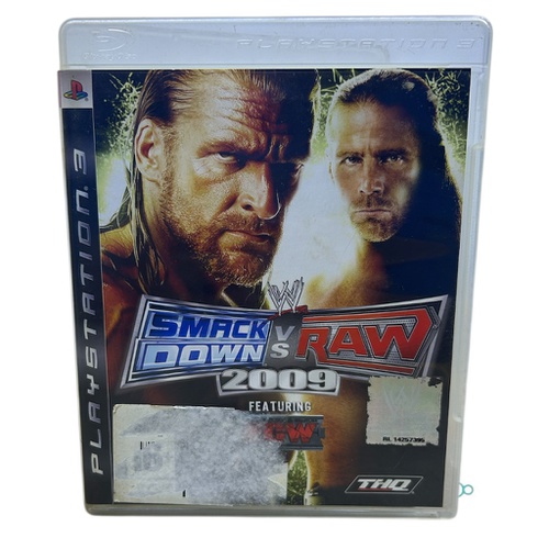  JUEGO PS3 SMACK DOWN VS RAW 2009