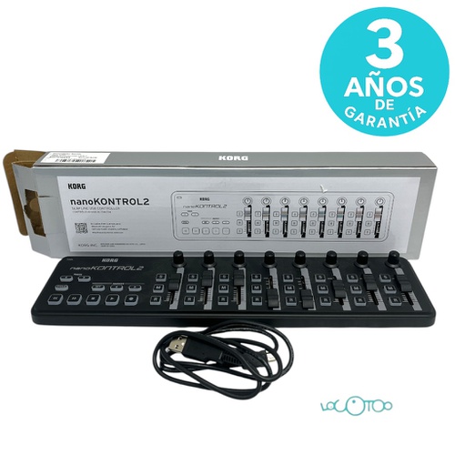 CONTROLADOR KORG NANOKONTROL 2 NEGRO USB