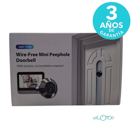 VIDEOVIGILANCIA WIRE-FREE MINI PEEPHOLE DOO