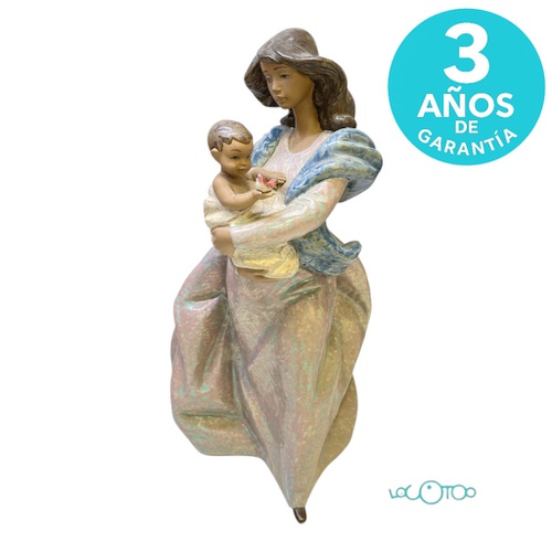 Cerámica LLADRÓ MATERNIDAD CON RUISEÑOR