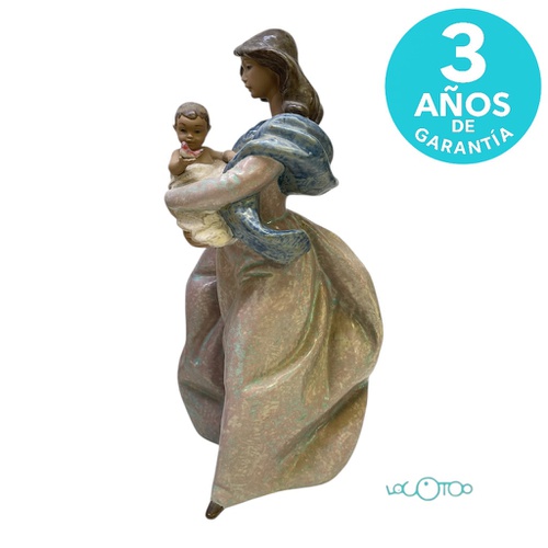 Cerámica LLADRÓ MATERNIDAD CON RUISEÑOR