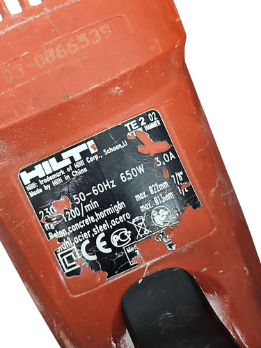 Taladro Eléctrico HILTI TE2 Percutor Revers