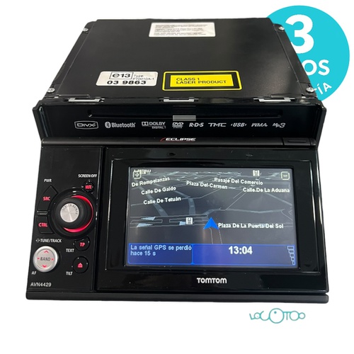GPS Car Audio TOMTOM ECLIPSE AVN4429 Mapas