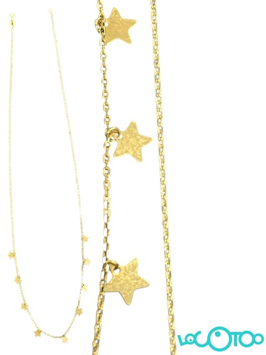 CADENA CON ESTRELLAS 18K