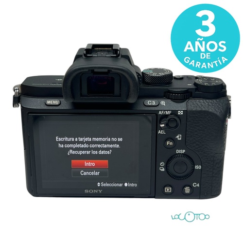 Cámara Réflex SONY ALPHA 7 II 24,3 MPX Solo