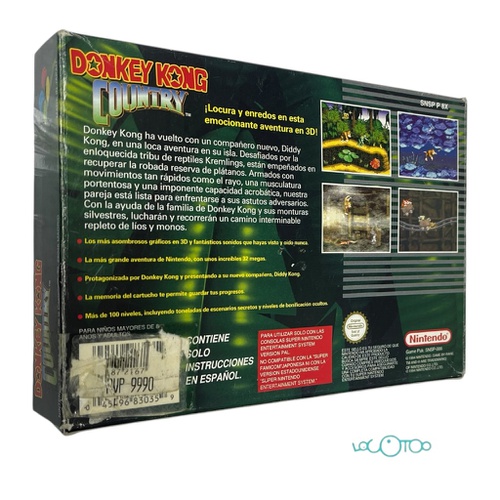 DONKEY KONG COUNTRY SNES PAL