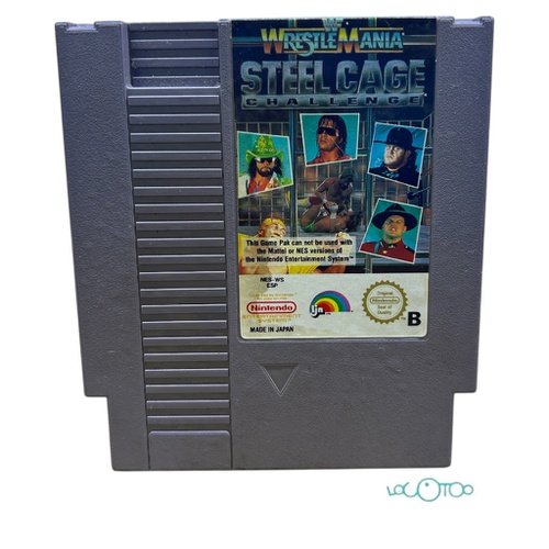 NINTENDO NES WRESTLE MANIA STEEL CAGE CHALL