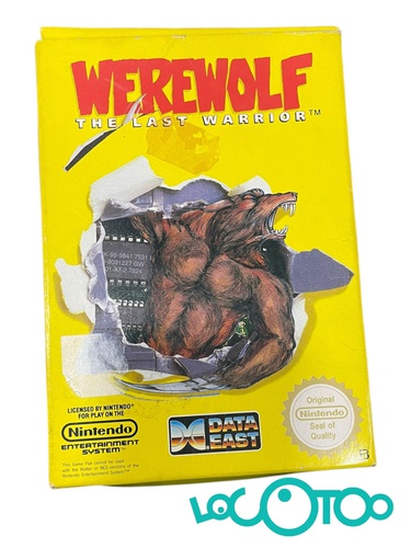 NINTENDO NES WEREWOLF THE LAST WARRIOR 