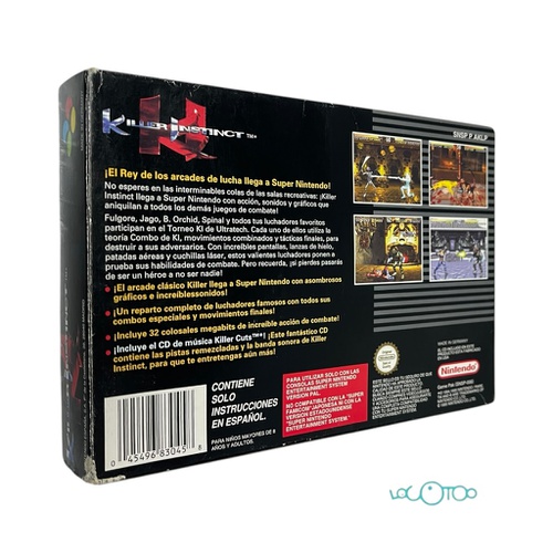 KILLER INSTINCT NINTENDO SNES PAL