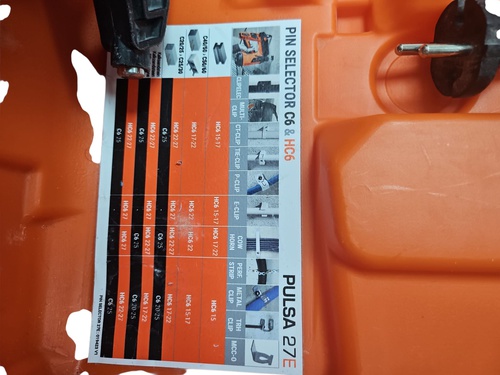 Clavadora Batería SPIT PULSA 27E