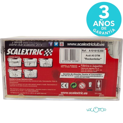 COCHE SCALEXTRIC AUDI A5 DTM ROCKENFELLER