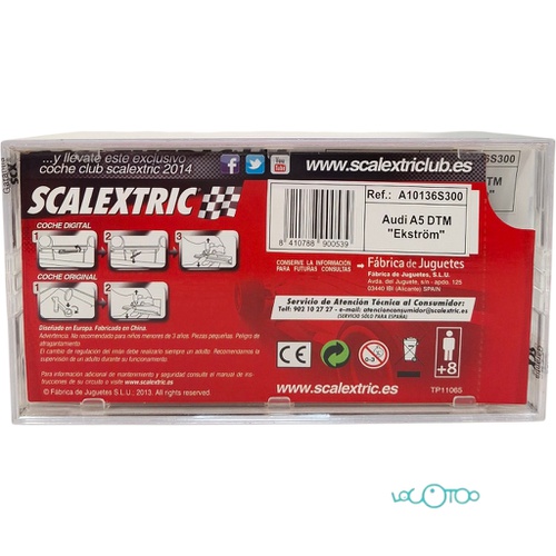 COCHE SCALEXTRIC AUDI A5 DTM " Ekstrom"