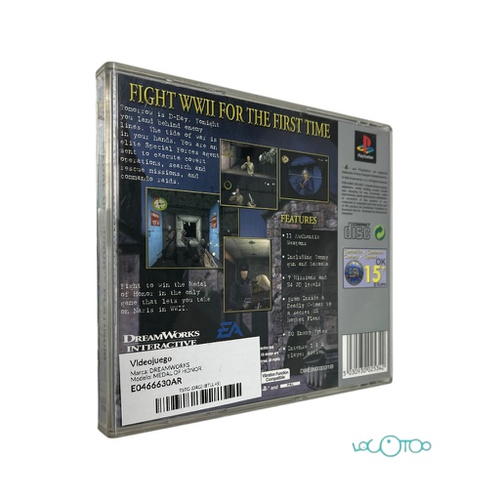 MEDAL OF HONOR PLATINUM PS1