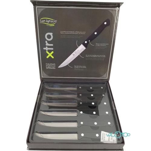 SAN IGNACIO JUEGO DE CUCHILLOS 6 PIEZAS