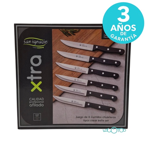 SAN IGNACIO CUCHILLOS 6 PIEZAS